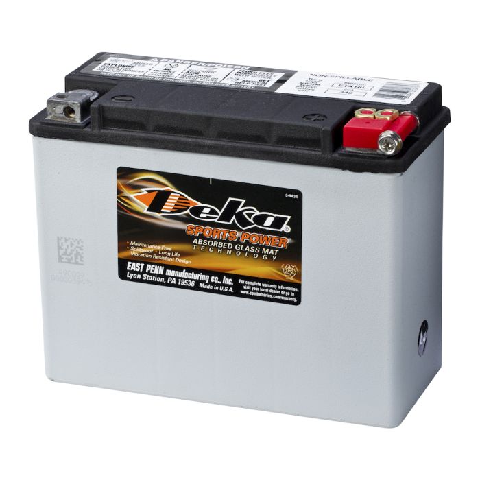 Batterie moto Deka Sports Power ETX18L 12 V 22 Ah 340 A – AGM