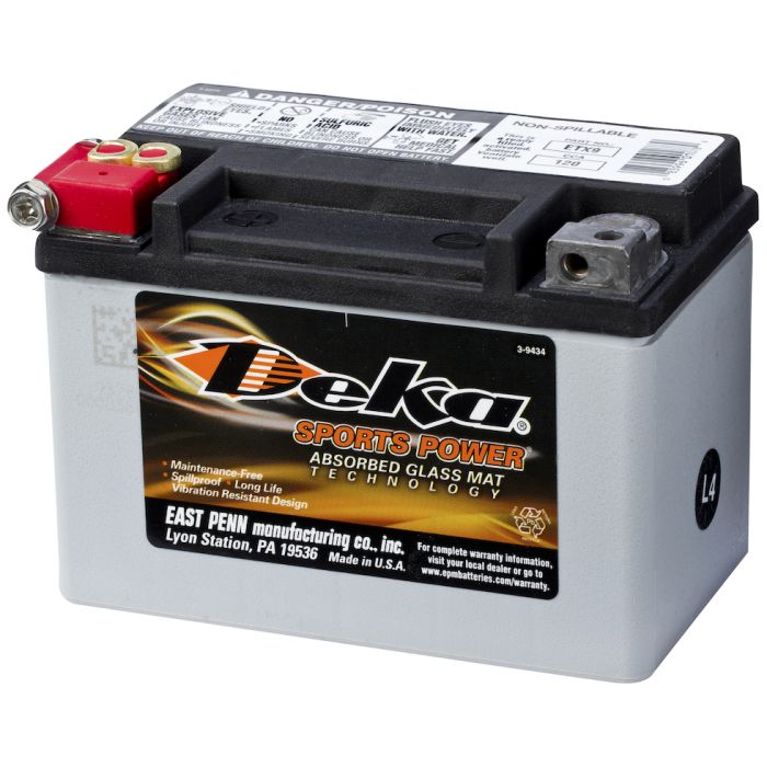 Batterie moto Deka ETX9 12 V 8 Ah 120 A – AGM