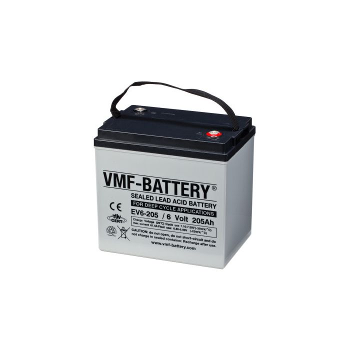Batterie de traction AGM VMF EV6-205 6 V 205 Ah – AGM