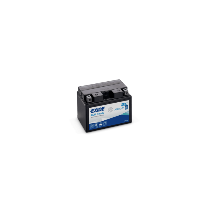 Batterie moto Exide AGM Ready AGM12-11 12 V 11 Ah 205 A – AGM