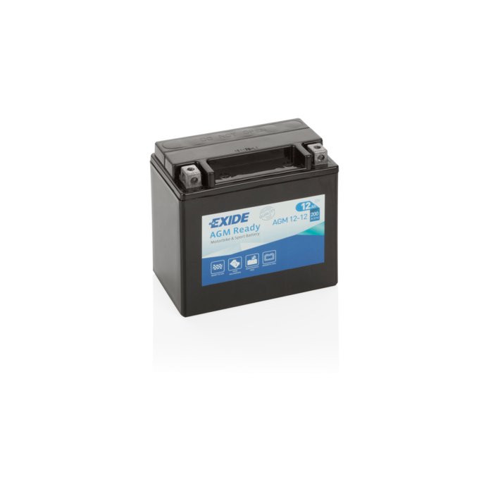 Batterie moto Exide AGM Ready AGM12-12 12 V 12 Ah 200 A – AGM