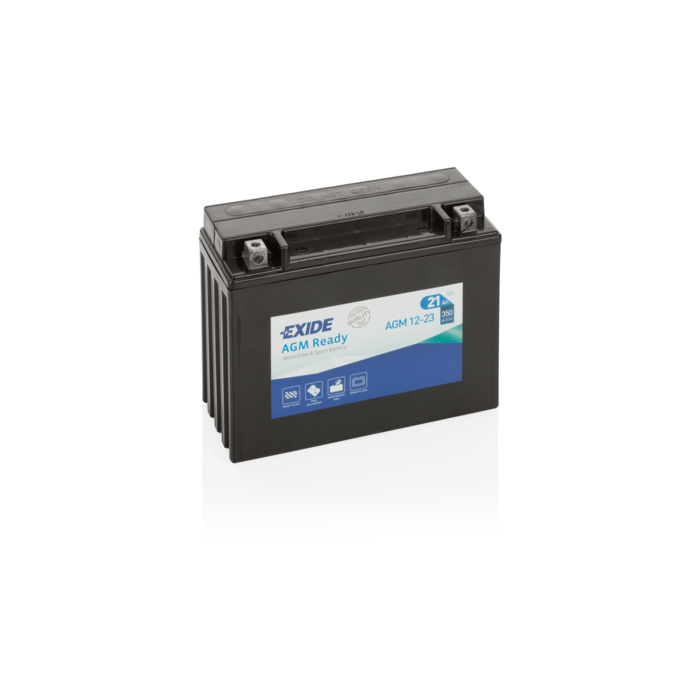 Batterie moto Exide AGM Ready AGM12-23 12 V 21 Ah 350 A – AGM
