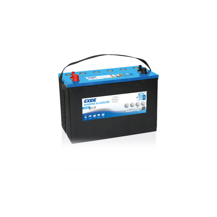 Batterie AGM Exide Dual EP900 12 V 100 Ah 500 A – AGM
