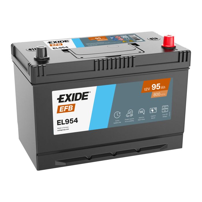Batterie Start & Stop EFB Exide EL954 12 V 95 Ah 800 A – EFB