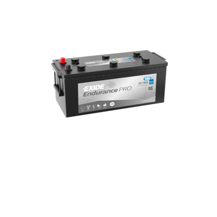Batterie de démarrage Exide Endurance PRO EFB EX1803 12 V 180 Ah 1000 A – EFB