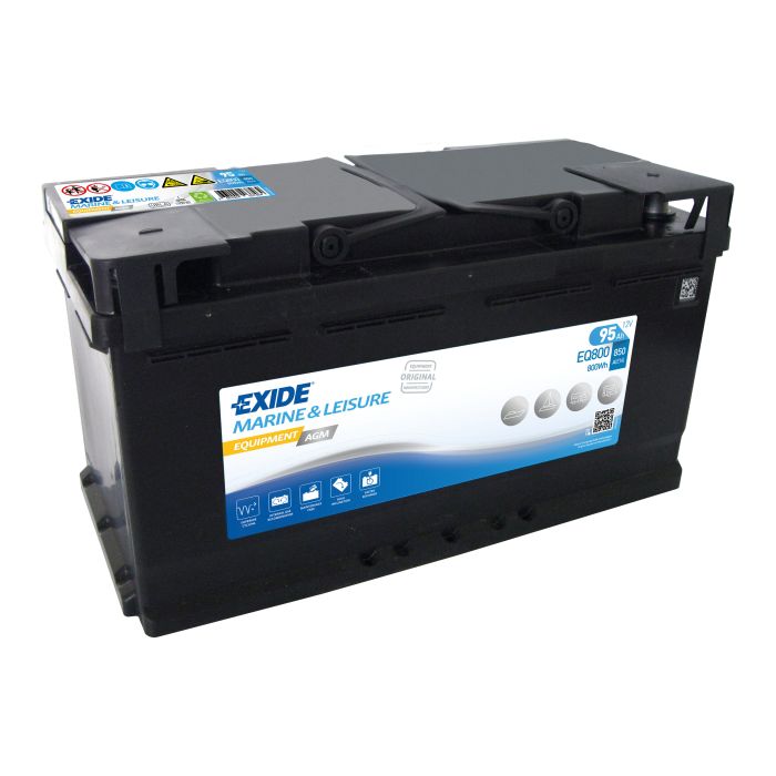 Batterie à décharge lente AGM Exide Equipment EQ800 12 V 95 Ah – AGM
