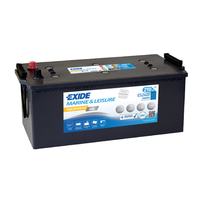 Batterie à décharge lente GEL Exide Equipment ES2400 12 V 210 Ah – GEL