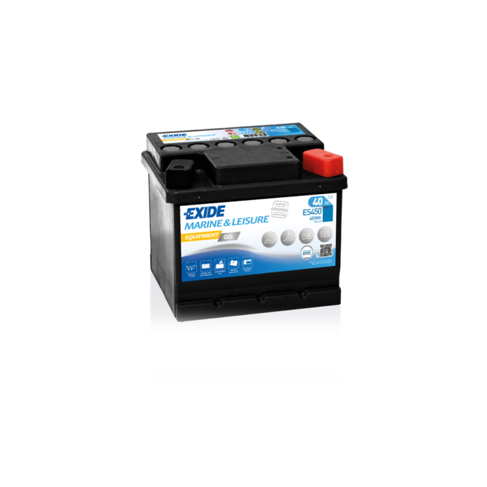 Batterie à décharge lente GEL Exide Equipment ES450 12 V 40 Ah – GEL