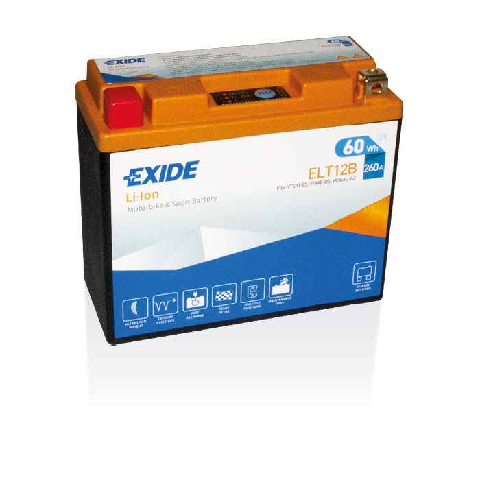 Batterie lithium LiFePO4 Exide Equipment ELT12B 12 V 5 Ah – Lithium LiFePO4
