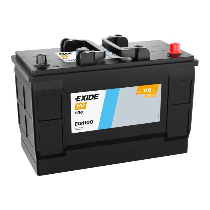Batterie de démarrage Exide StartPRO EG1100 12 V 110 Ah 750 A – Plomb-acide (sans entretien)