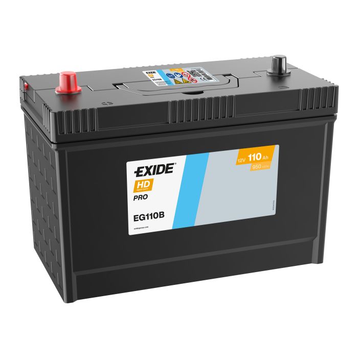 Batterie de démarrage Exide StartPRO EG110B 12 V 110 Ah 950 A – Plomb-acide (sans entretien)