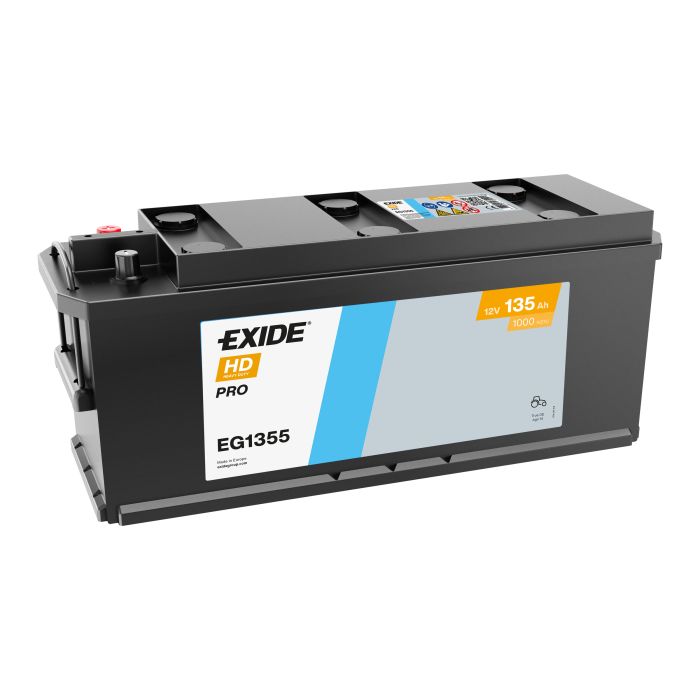 Batterie de démarrage Exide StartPRO EG1355 12 V 135 Ah 1000 A – Plomb-acide (sans entretien)