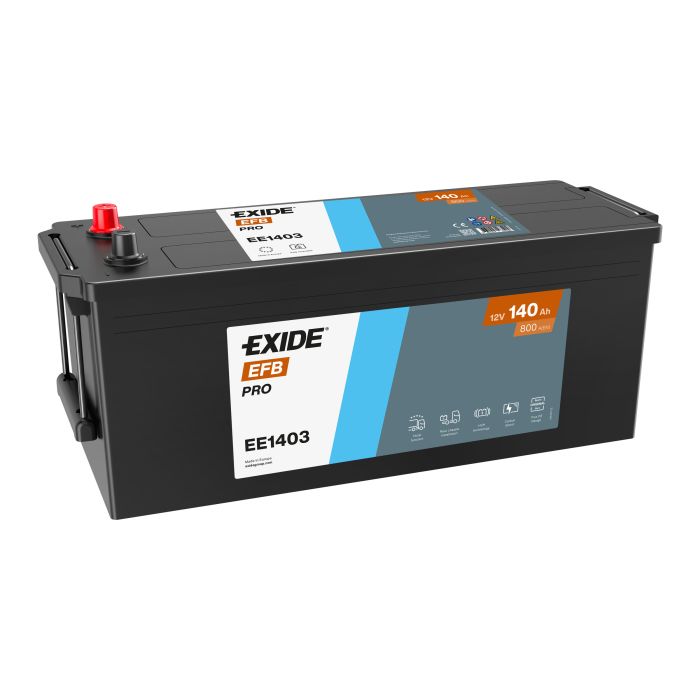 Batterie de démarrage EFB Exide Strong PRO EE1403 12 V 140 Ah 800 A – EFB