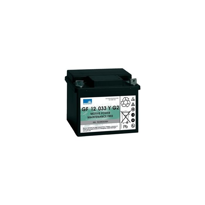 Batterie à décharge lente GEL Sonnenschein GF-Y GF12-033YG2 12 V 38 Ah – GEL