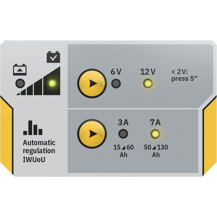 Chargeur de batterie GYS Batium 7.12 6 V et 12 V 