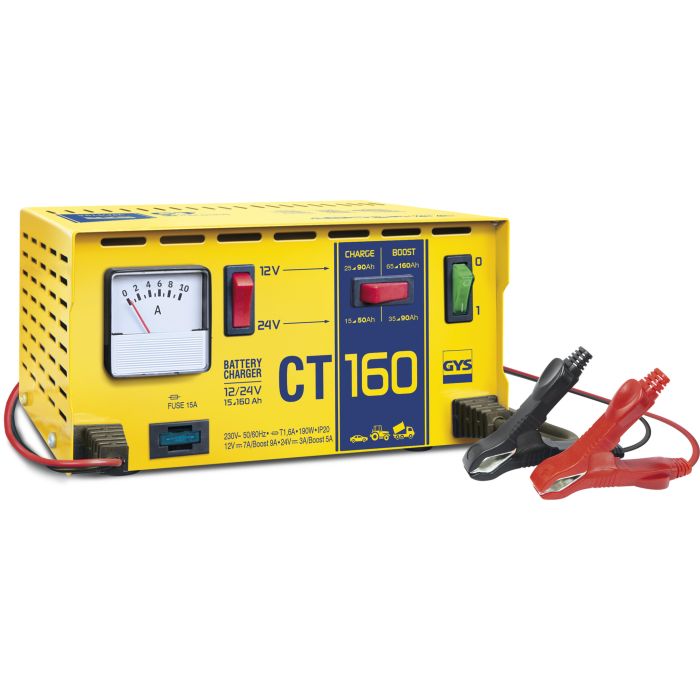 Chargeur de batterie Gys CT 160 12 V / 24 V 25-160 Ah 