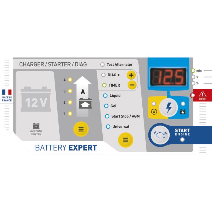 Chargeur-démarreur Gys Diag-Startium 60-12 12 V 
