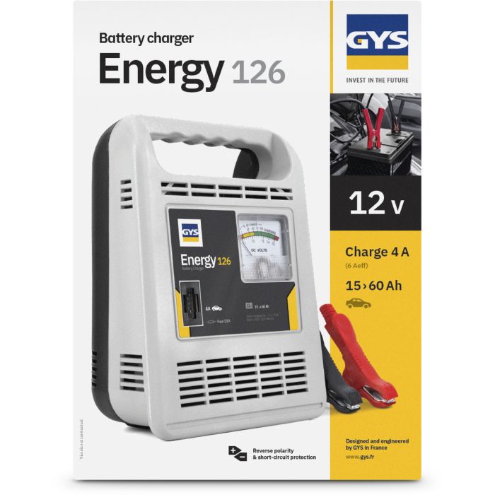 Chargeur de batterie Gys Energy 126 12 V 15-60 Ah 