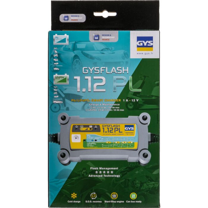 Chargeur de batterie Gys Gysflash 1.12 PL 12 V 
