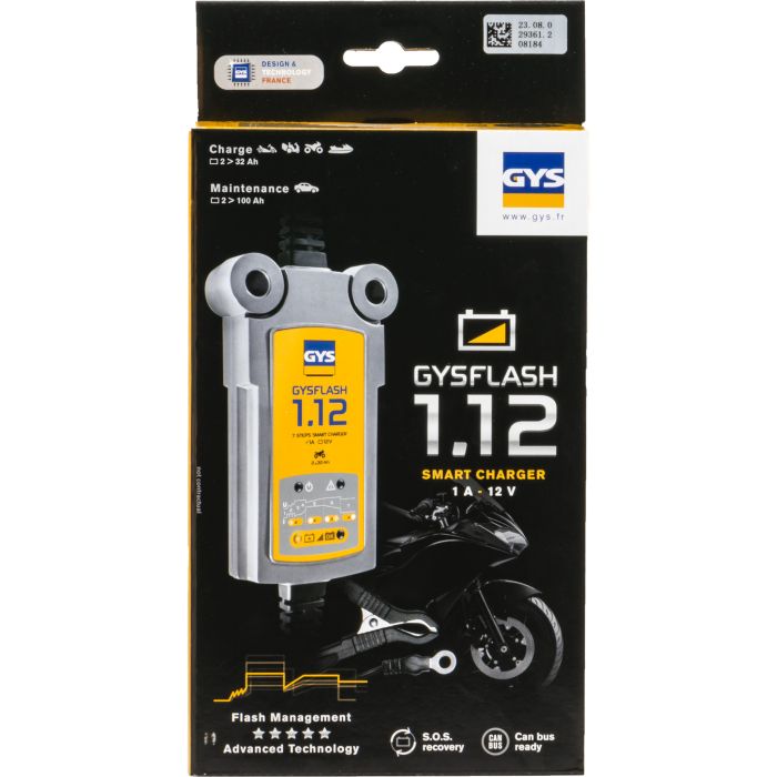 Chargeur de batterie GYS Gysflash 1.12 12 V 