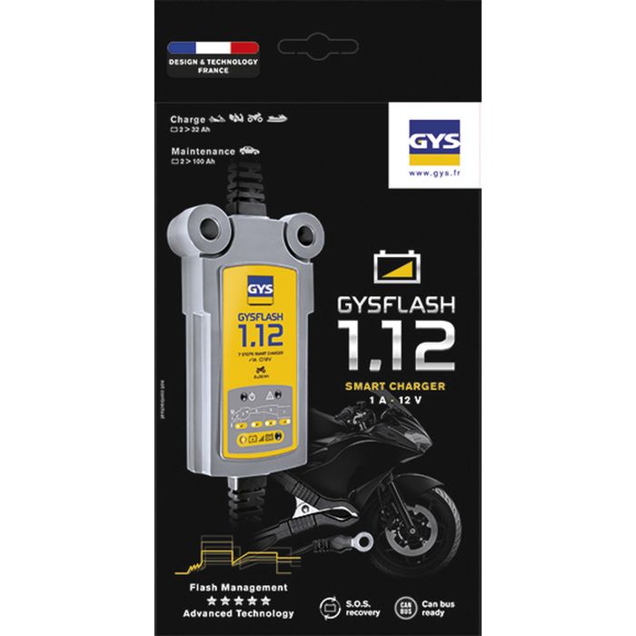 Chargeur de batterie GYS Gysflash 1.12 12 V 