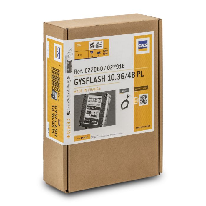 Chargeur de batterie Gys Gysflash 10.36/48 PL 48 V 