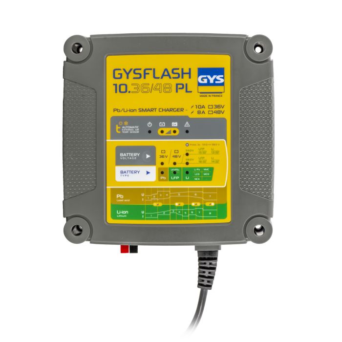 Chargeur de batterie Gys Gysflash 10.36/48 PL 48 V 