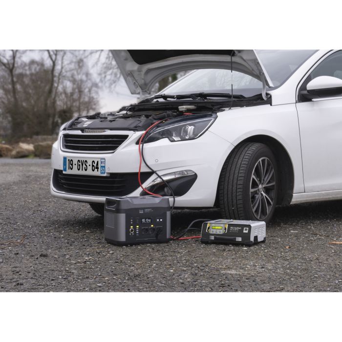 Chargeur de batterie Gys Gysflash 101.12 CNT FV 12 V câbles 2,5 m 