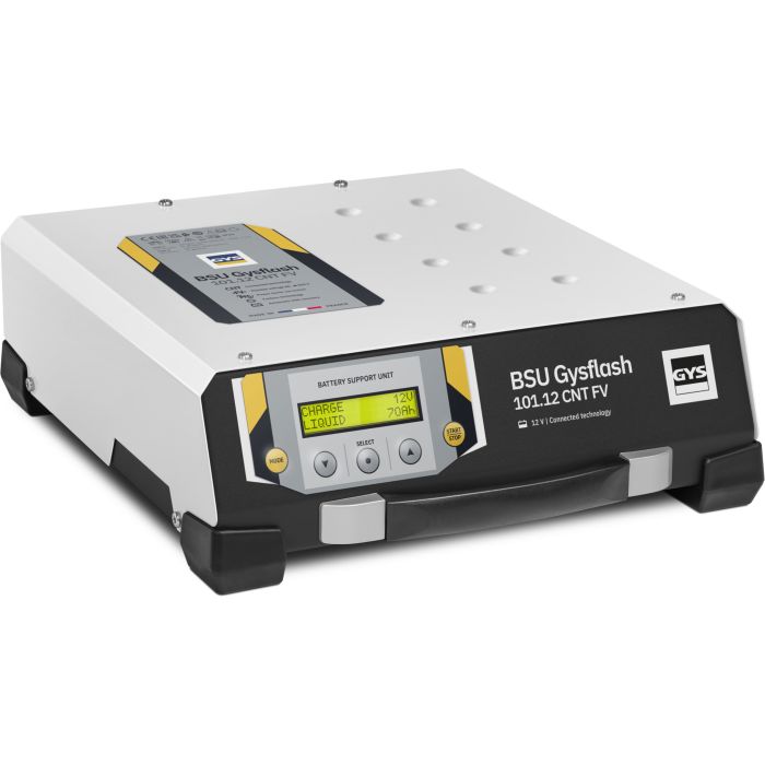 Chargeur de batterie GYS Gysflash 101.12 CNT FV 12 V câbles 5 m 