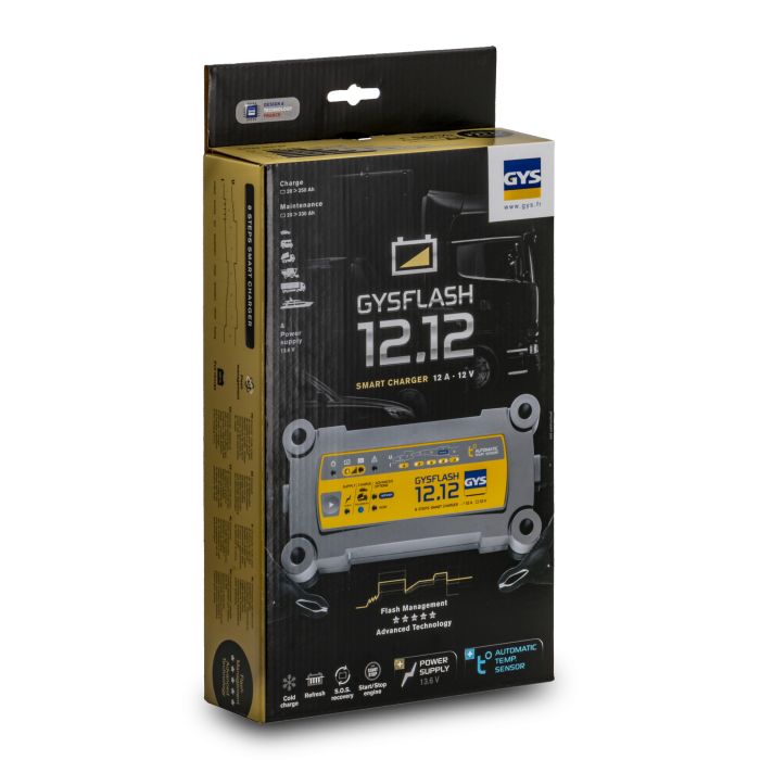 Chargeur de batterie Gys Gysflash 12.12 12 V 