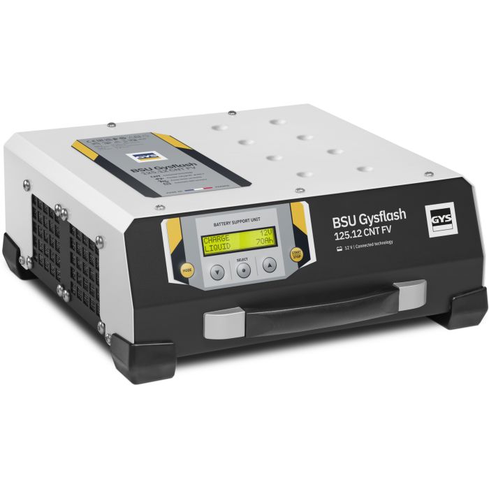Chargeur de batterie GYS Gysflash 125.12 CNT FV 12 V câbles 5 m 
