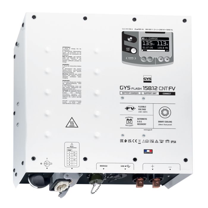 Chargeur de batterie Gys Gysflash 158.12 CNT FV 