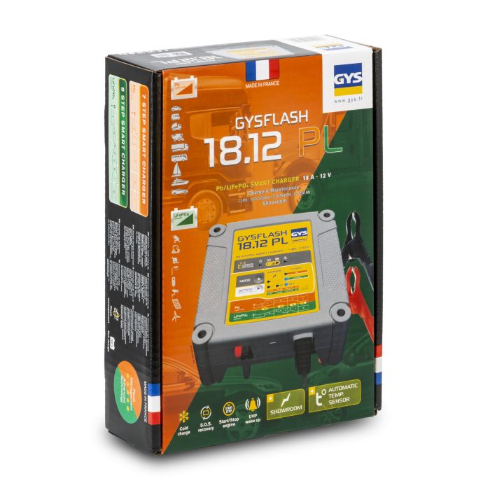 Chargeur de batterie GYS Gysflash 18.12 PL 12 V 