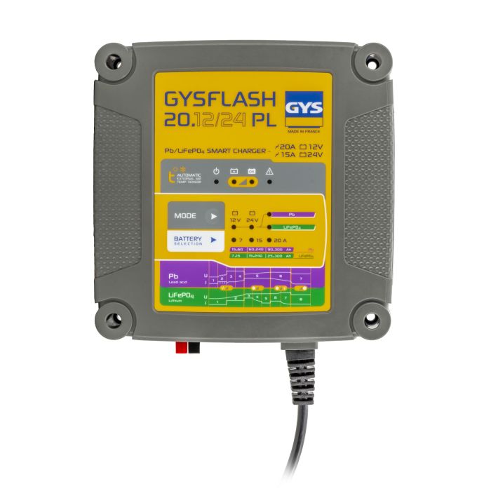 Chargeur de batterie GYS Gysflash 20.12/24 PL 24 V 