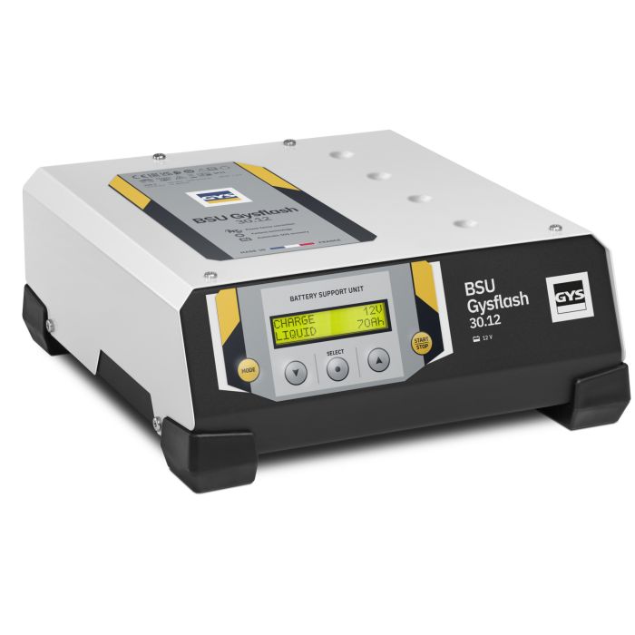Chargeur de batterie Gys Gysflash 30.12 HF 12 V 10 à 400 Ah 