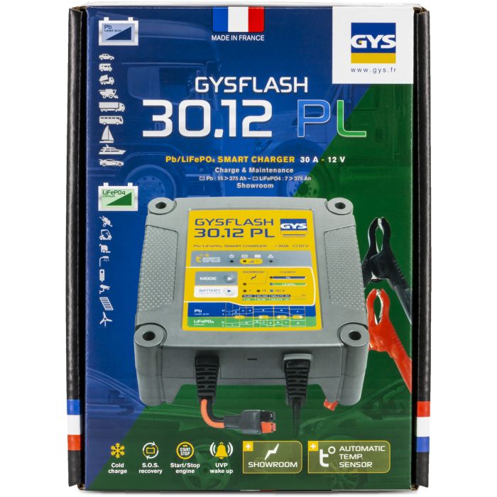 Chargeur de batterie Gys Gysflash 30.12 PL 12 V 