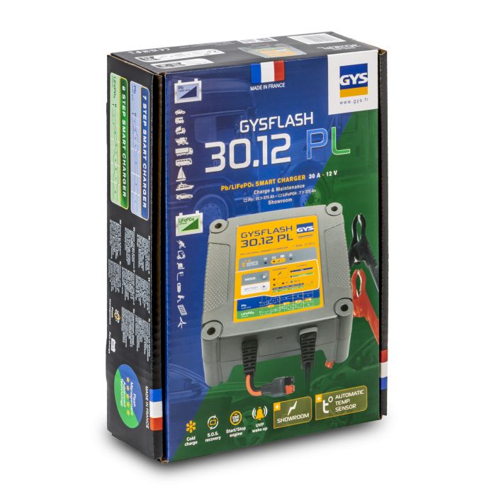 Chargeur de batterie Gys Gysflash 30.12 PL 12 V 