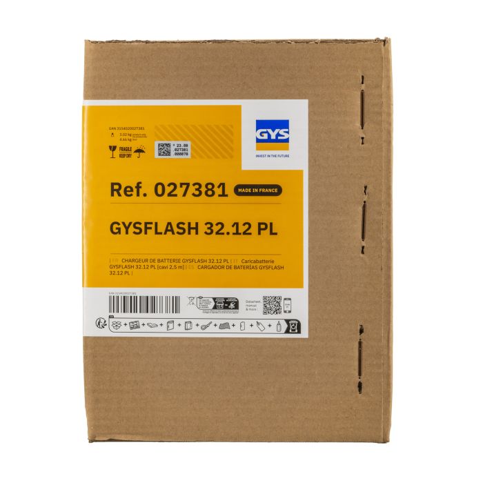 Chargeur de batterie GYS Gysflash 32.12 PL 12 V 15-375 Ah 