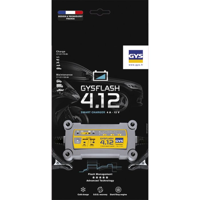 Chargeur de batterie Gys GYSFLASH 4.12 12 V 