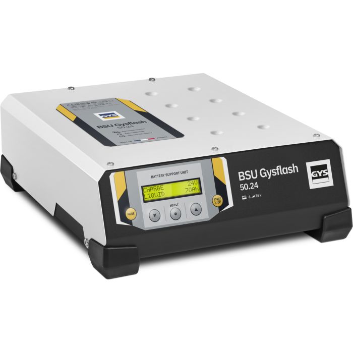 Chargeur de batterie Gys Gysflash 50.24 HF 6/12/16/24 V câbles 5 m 