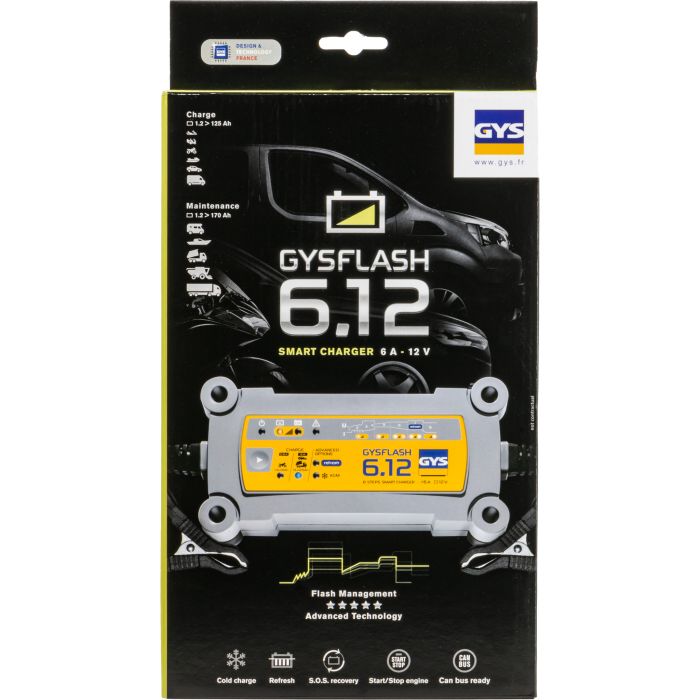 Chargeur de batterie Gys Gysflash 6.12 12 V 