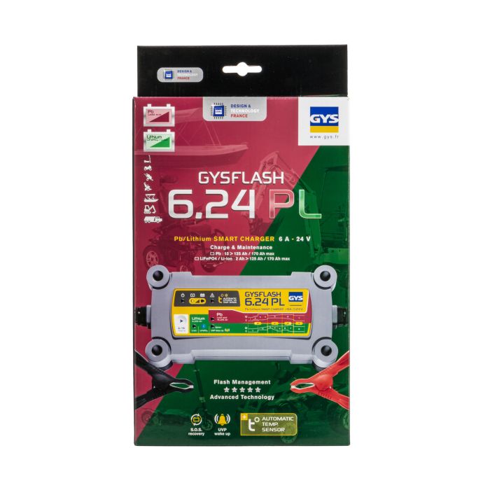 Chargeur de batterie GYS Gysflash 6.24 PL 24 V 