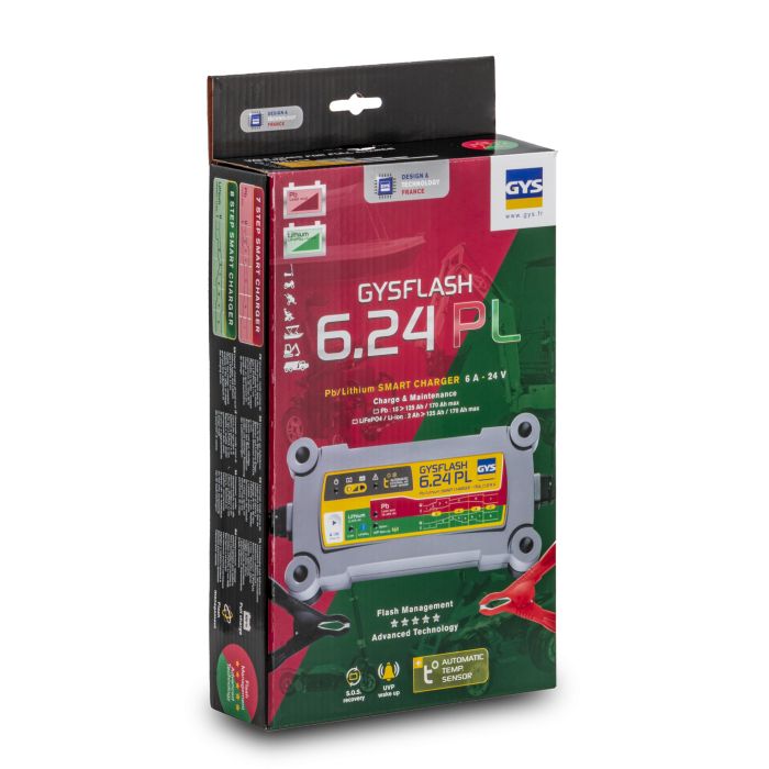 Chargeur de batterie GYS Gysflash 6.24 PL 24 V 