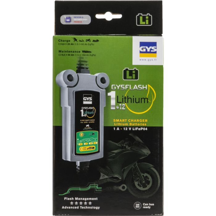 Chargeur de batterie GYS Gysflash Lithium 1.12 12 V 