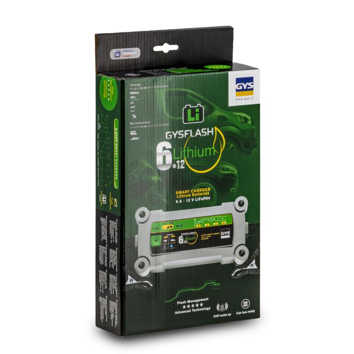 Chargeur de batterie Gys Gysflash Lithium 6.12 12 V 6 A 