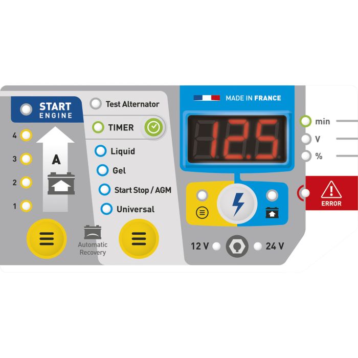 Chargeur-démarreur GYS Startium 980E 12/24 V 20-525 Ah 