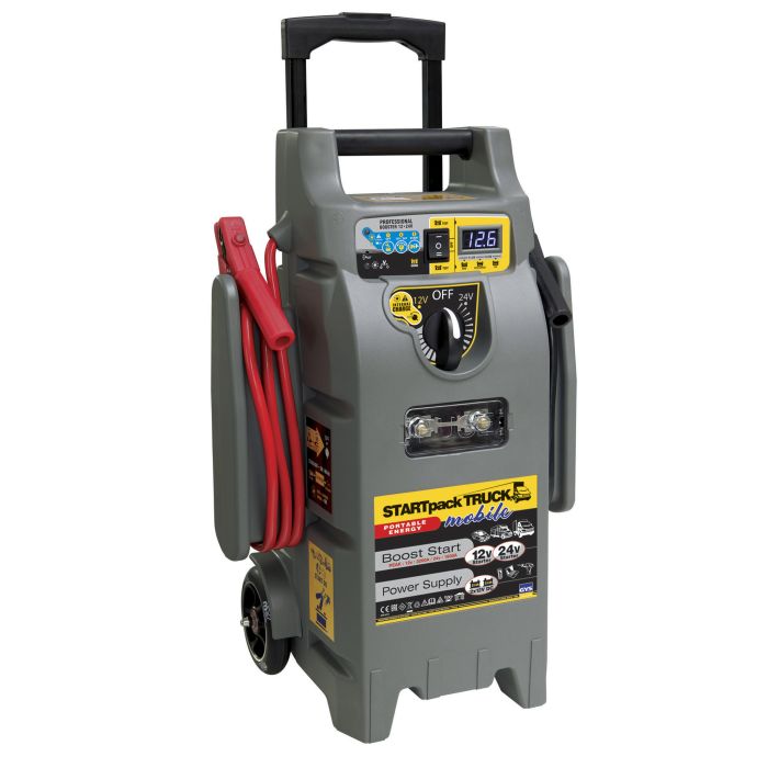 Booster de démarrage Gys Startpack Truck Mobile 12 V / 24 V 
