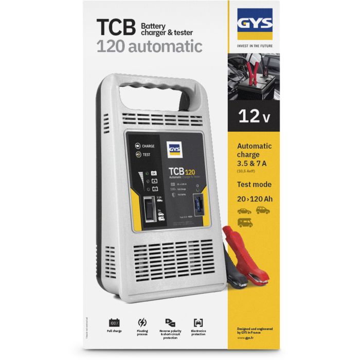 Chargeur de batterie Gys TCB 120 Automatic 12 V 20-120 Ah 