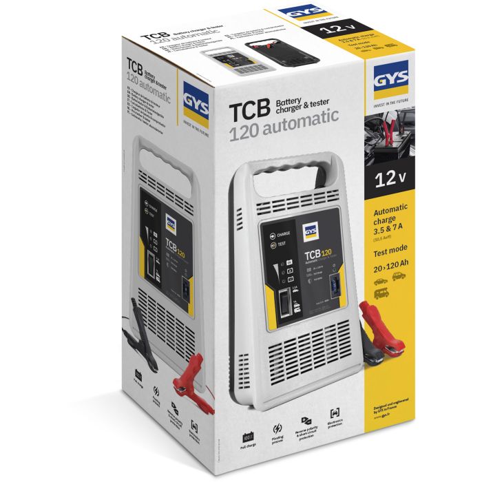 Chargeur de batterie Gys TCB 120 Automatic 12 V 20-120 Ah 