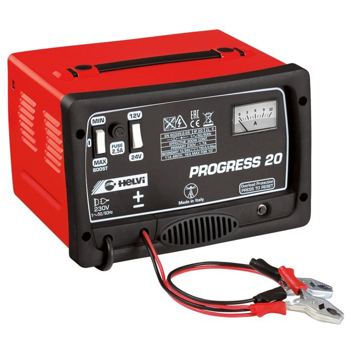 Chargeur de batterie Helvi Progress 20 12/24 V 16 A 